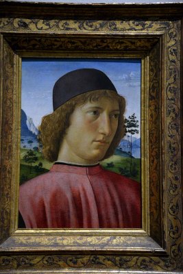 Domenico Ghirlandaio - Portrait of a Young Man in Red (1480-1490) - 3055