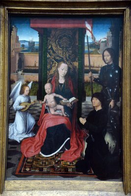 Hans Memling - The Virgin and Child with an Angel (about 1480) - 3145