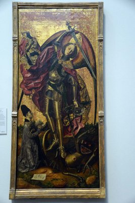 Bartolom Bermejo - Saint Michael Triumphs over the Devil (1468) - - 3161