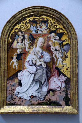 Master of the Saint Bartholomew Altarpiece - The Virgin and Child with Musical Angels (1485-1500) - 3173