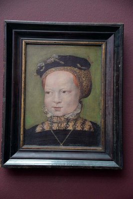 Jacob Seisenegger - Portrait of a Girl (1545-1550) - 3225