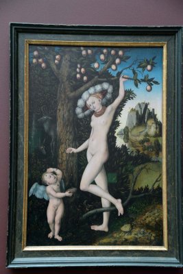 Lucas Cranach the Elder - Cupid complaining to Venus (about 1530) - 3228