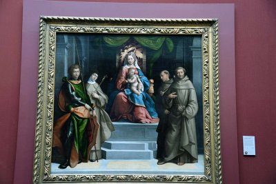 Garofalo - The Madonna and Child enthroned with Saints (1517-1518) - 3391