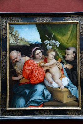 Lorenzo Lotto - the Virgin and Child with Saints (1522) - 3433