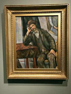 Paul Czanne - L'homme  la pipe (le Fumeur), (1890-1893) - Muse Pouchkine, Moscou - 4183