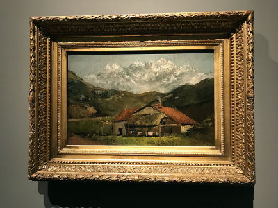 Gustave Courbet - Le Chlet dans la montagne (1874) - Muse Pouchkine, Moscou - 4214