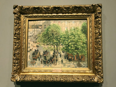 Camille Pissarro - Place du Thtre-Franais, Printemps (1898) - Muse de l'Ermitage, St Ptersbourg - 4221