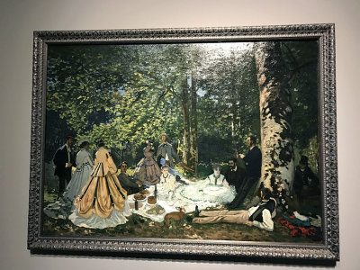 Claude Monet - Le djeuner sur l'herbe (1866) - Muse Pouchkine, Moscou - 4232