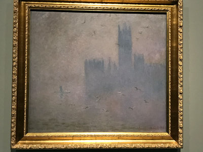 Claude Monet - Les Mouettes. Le Parlement de Londres (1904) - Muse Pouchkine, Moscou - 4245
