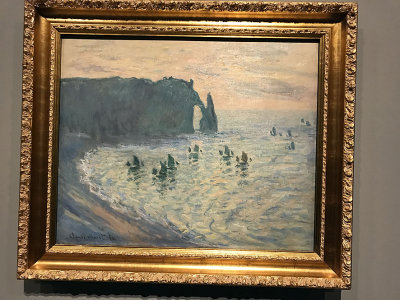 Claude Monet - Les Rochers d'Etretat (1886) - Muse Pouchkine, Moscou - 4249