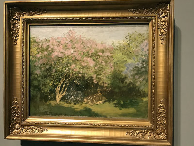 Claude Monet - Lilas au soleil (1872-1873) - Muse Pouchkine, Moscou - 4255