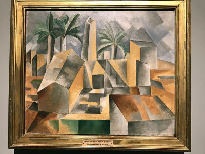 Pablo Picasso - L'Usine  Horta de Ebro. La Briquetterie  Tortosa (1909) - Muse de l'Ermitage, St Ptersbourg - 4284