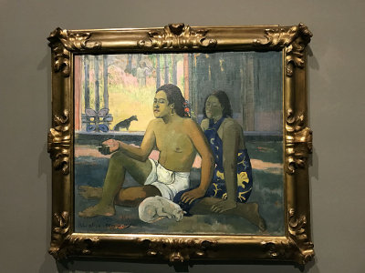 Paul Gauguin - Eihaohipa ne travaille pas (1896) - Muse Pouchkine, Moscou - 4294