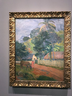 Paul Gauguin - Paysage. Le cheval sur le chemin (1899) - Muse Pouchkine, Moscou - 4307