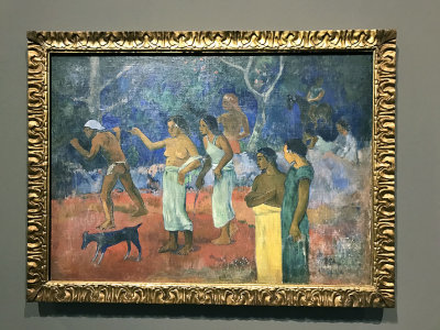 Paul Gauguin - Scne de la vie tahitienne (1896) - Muse de l'Ermitage, St Ptersbourg - 4319