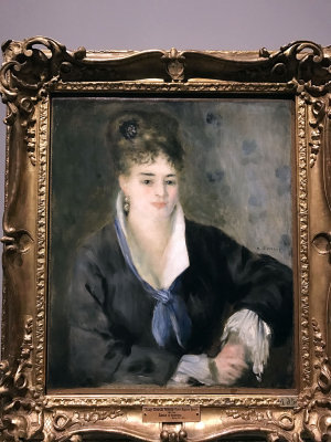 Auguste Renoir - Dame en noir (1876) - Muse de l'Ermitage, St Ptersbourg - 4322