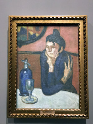 Pablo Picasso - La buveuse d'absinthe (1901) - Muse de l'Ermitage, St Ptersbourg - 4335