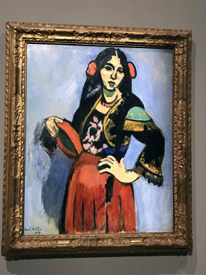Henri Matisse - L'Espagnole au tambourin (1909) - Muse Pouchkine, Moscou - 4347