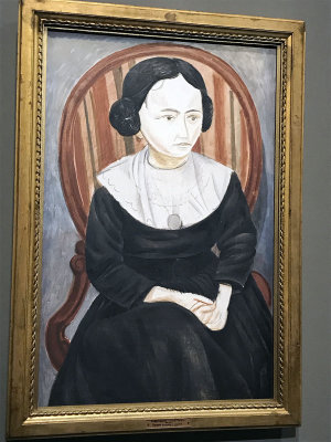 Andr Derain - Jeune fille en noir (1913) - Muse de l'Ermitage, St Ptersbourg - 4349