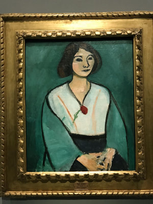 Henri Matisse - La Dame en vert (1909) - Muse de l'Ermitage, St Ptersbourg - 4353