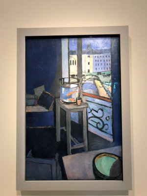 Henri Matisse - Intrieur, bocal de poissons rouges (1914) - Muse national d'art moderne, Centre Pompidou, Paris - 4359