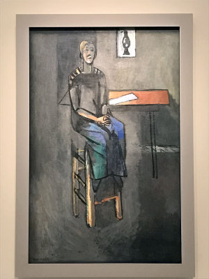 Henri Matisse - Femme sur un tabouret. Germaine Raynal (1914) - MOMA, New York - 4364