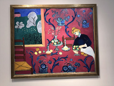 Henri Matisse - La chambre rouge. Harmonie en rouge (1908) - Muse de l'Ermitage, St Ptersbourg - 4370