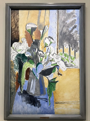 Henri Matisse - Le Bouquet. Arums (1912) - Muse de l'Ermitage, St Ptersbourg - 4394