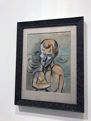 Pablo Picasso - Homme nu aux bras croiss (1909) - Muse de l'Ermitage, St Ptersbourg - 4412