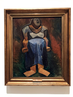 Pablo Picasso - La fermire en pied (1902) - Muse de l'Ermitage, St Ptersbourg - 4447