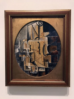 Pablo Picasso - Le Violon (1912) - Musée Pouchkine, Moscou - 4493