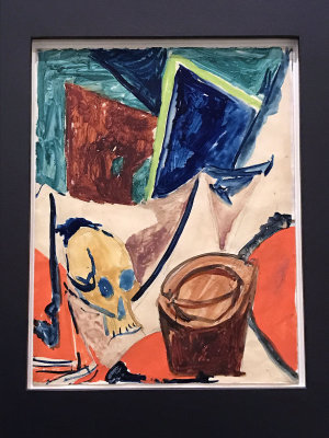 Pablo Picasso - Composition  la tte de mort, tude (1908) - Muse Pouchkine, Moscou - 4501