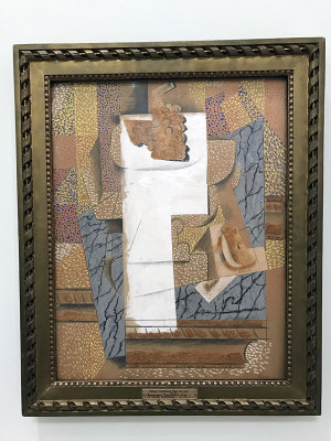 Pablo Picasso - Compotier, grappe de raisin, poire coupe (1914) - Muse de l'Ermitage, St Ptersbourg - 4552