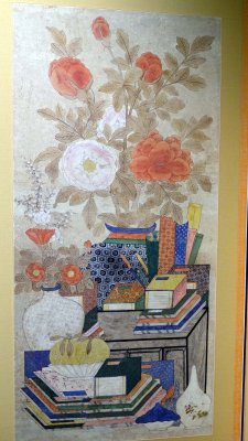 Dcor de fleurs (Chaek'kori), Dynastie Choson (1392-1910), 18-19e sicle - 8940