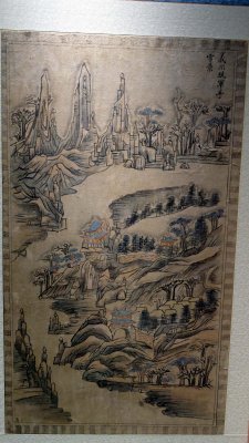Paysages corens, les huit vues de la Core de l'Ouest, Dynastie Choson (1392-1910), 19e sicle - 8941