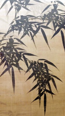Bambous sous la pluie (dtail) - Yi Chong - Dynastie Choson (1392-1910), vers 1622 - 9127