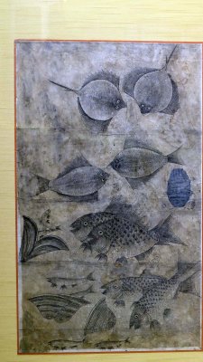 Variation sur le thme des poissons (dtail) - Dynastie Choson (1392-1910), dbut du 19e sicle - 9229
