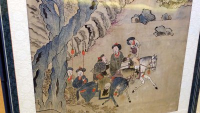 Chasse au tigre, au sanglier et au cerf (dtail) - Dynastie Choson (1392-1910), dbut du 19e sicle - 9244