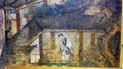 La retraite du gnral Guo Ziyi (dtail) - Dynastie Choson (1392-1910), 18e sicle - 9275