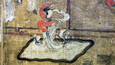 La retraite du gnral Guo Ziyi (dtail) - Dynastie Choson (1392-1910), 18e sicle - 9277