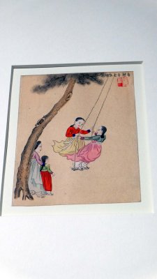 Scne de la vie corenne, Kim Chun-Gun -  Dynastie Choson (1392-1910), 19e sicle - 9318