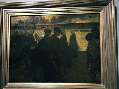 Charles Cottet - Soir orageux. Les gens passent (1897) - Muse Pouchkine, Moscou - 4521