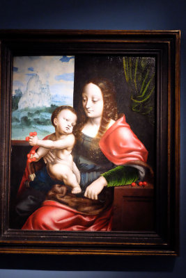 Joos van Cleve (1485-1541) - Madonna of the Cherries - 8920