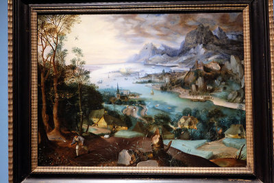 Pieter Brueghel the Elder & Jacob Grimmer - Landscape with the Parable of the Sower (1557) - 8942