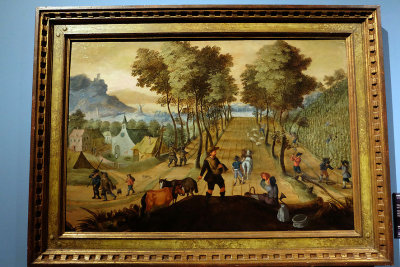 Sebastian Vranck - An Extensive Landscape with Farmers Tending the Field (1620-1625) - 8944