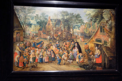 Pieter Brueghel the Younger - The Pentecostal Bride (1620-1625) - 9031