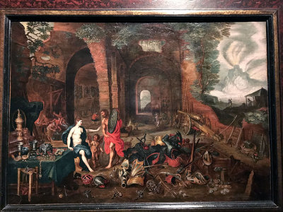 Jan Brueghel the Younger & Hendrick van Balen - Allegory of Fire - 3528