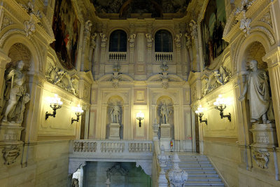 Ceremonial Staircase - Palazzo Reale, Turin - Torino - 9329