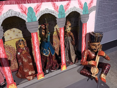 Reconstruction of a Kathpuli puppet theater, Rajasthan - early 20th century - 3594