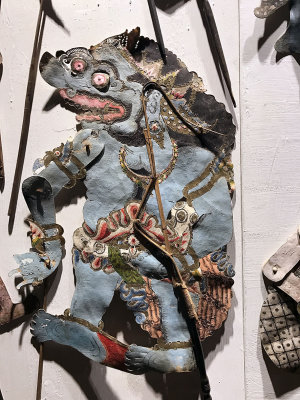 Wayang Kulit shadow puppet, Indonesia, Java, early 20th century - 3710